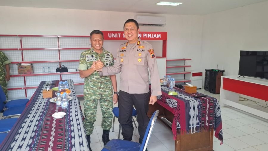 Kunjungi Kodim 0719/Jepara, Kapolres: Bukti Nyata TNI-Polri di Jepara Makin Solid