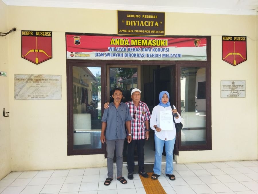 Laporkan Oknum Pengacara Berinisial SH, Eks Ketua Korwil LBH-IM Jateng di Polres Jepara 