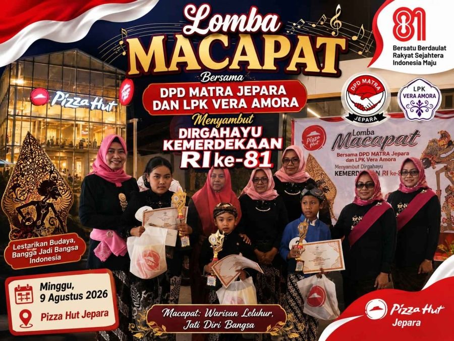 Lomba Macapat Bersama DPD MATRA Jepara dan LPK Vera Amora