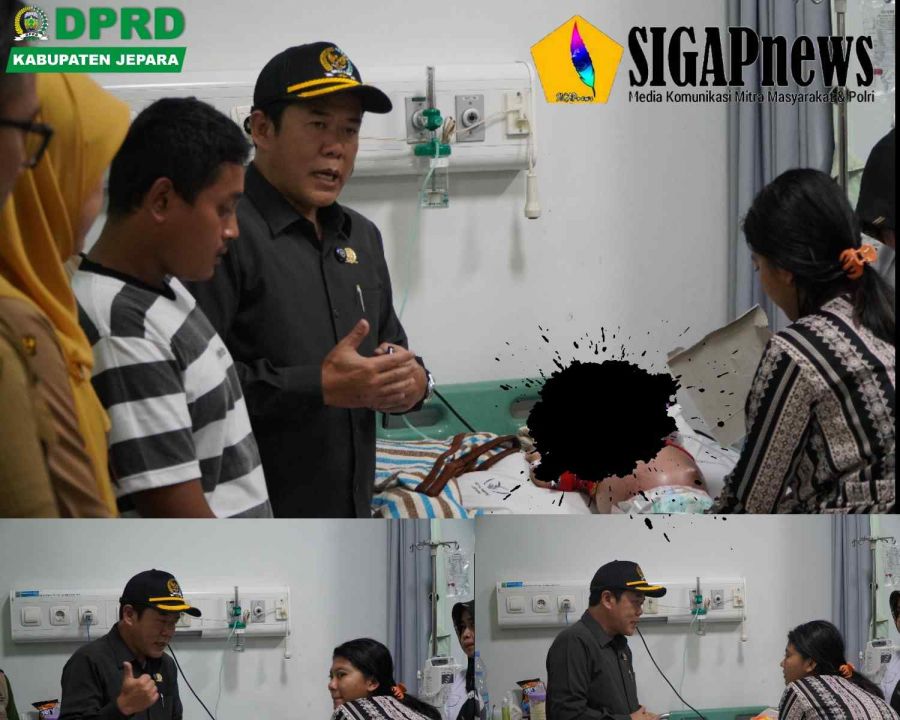 M. Aufar Rayan Sakit Kanker Masuk RSUD, Ketua DPRD Jepara Gercep Kunjungi dan Beri Bantuan
