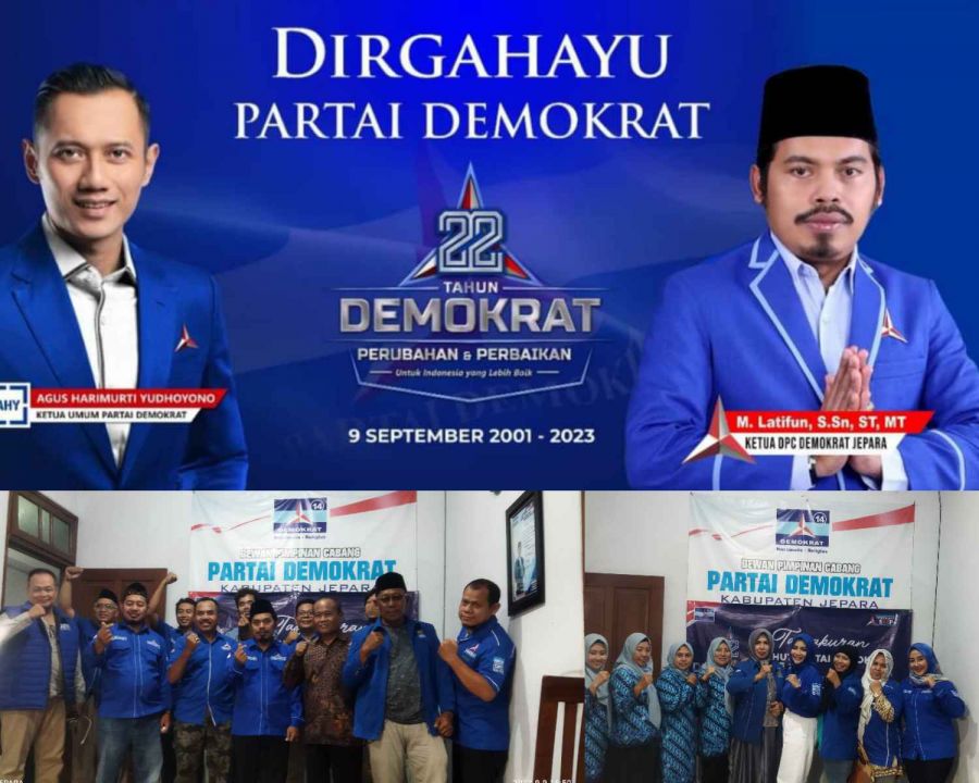M. Latifun Berikan Motivasi Buat Kader dan Caleg dalam Tasyakuran HUT ke-22 Partai Demokrat