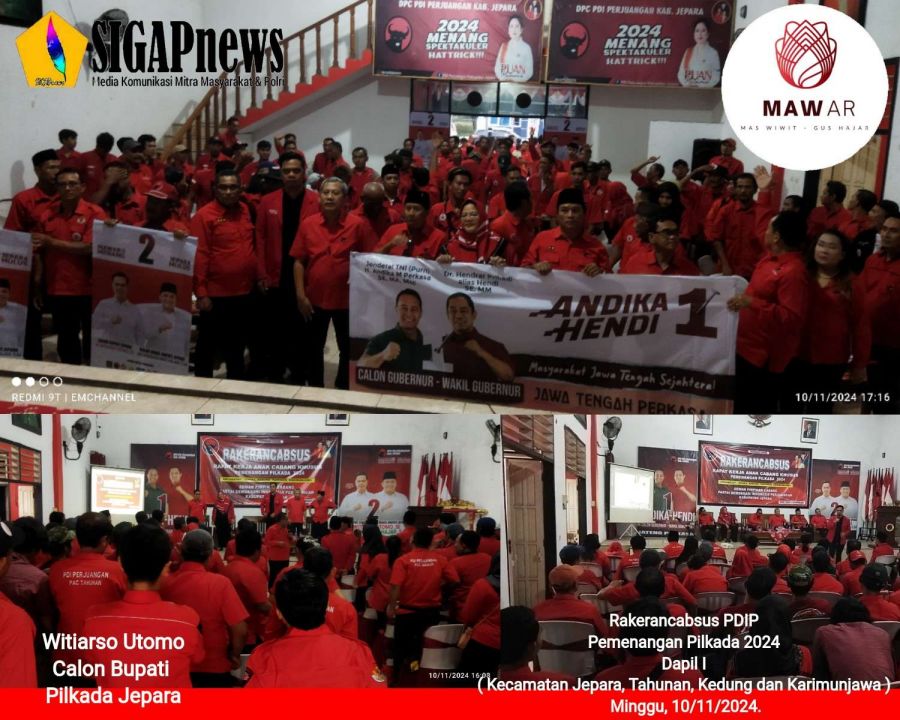Mas Wiwit Hadiri Rakerancabsus PDIP Pemenangan Pilkada 2024