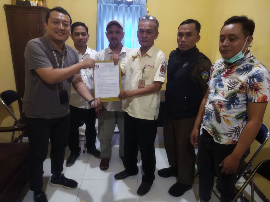 Mediasi antara Warga Desa Kedungcino Terdampak Tower BTS dengan Tim Mitratel