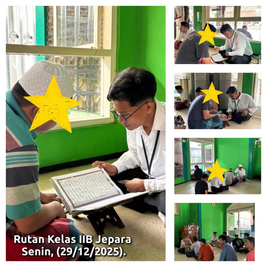 Menumbuhkan Cahaya Iman: Rutan Jepara Laksanakan Bimbingan Al-Qur’an bagi Warga Binaan