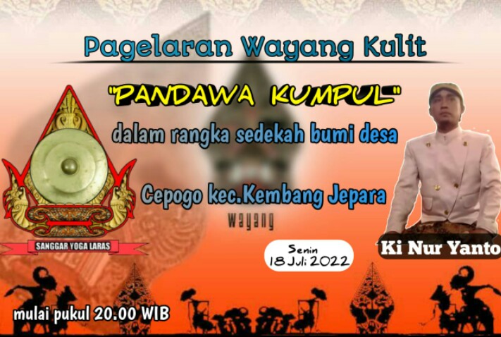 Pagelaran Wayang Kulit Pandawa Kumpul, Puncak Acara Sedekah Bumi Desa Cepogo Tahun 2022