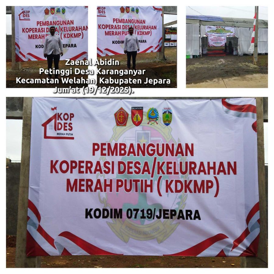 Pembangunan Koperasi Desa Merah Putih di Desa Karanganyar Welahan