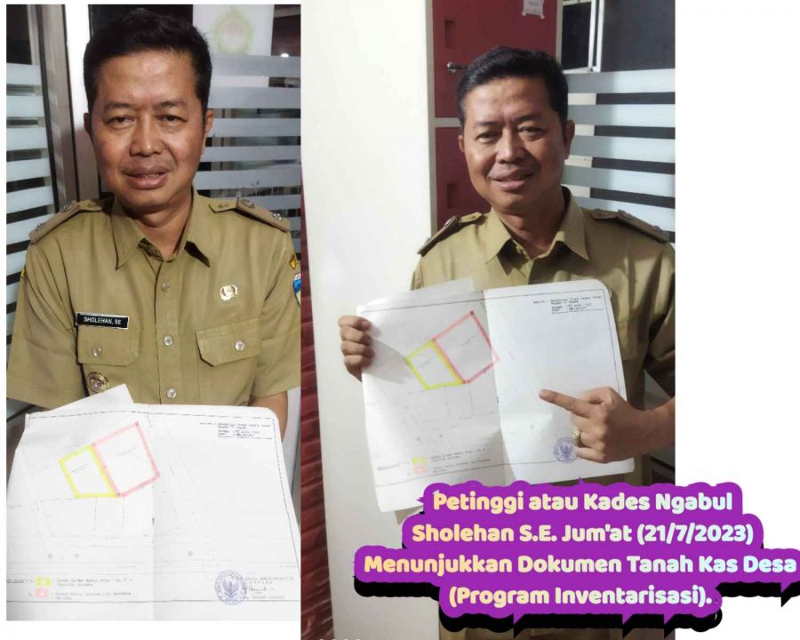 Pemdes Ngabul Inventarisasi Tanah Kas Desa, Baik Untuk Fasum, Fasos dan Kepentingan Umum