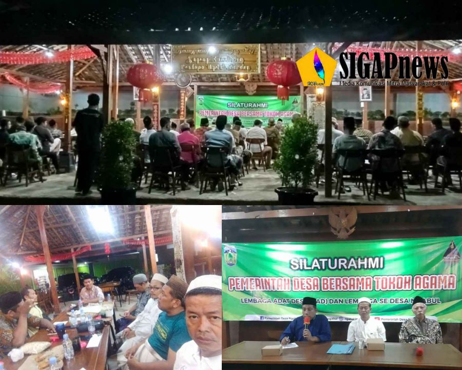 Pemdes Ngabul Optimalkan Peran Lembaga Adat Desa Melalui Silaturahmi Bersama Tokoh Agama