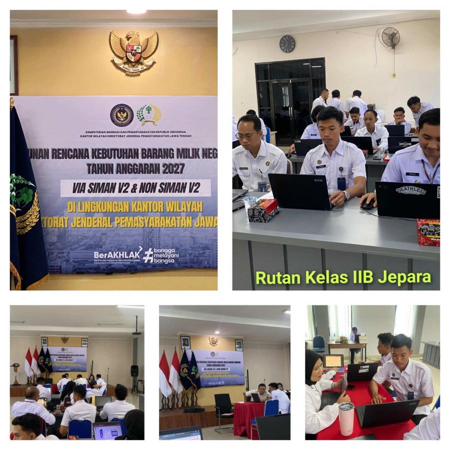Pendampingan Penyusunan RKBMN Tahun Anggaran 2027 di Kanwil Ditjenpas Jawa Tengah
