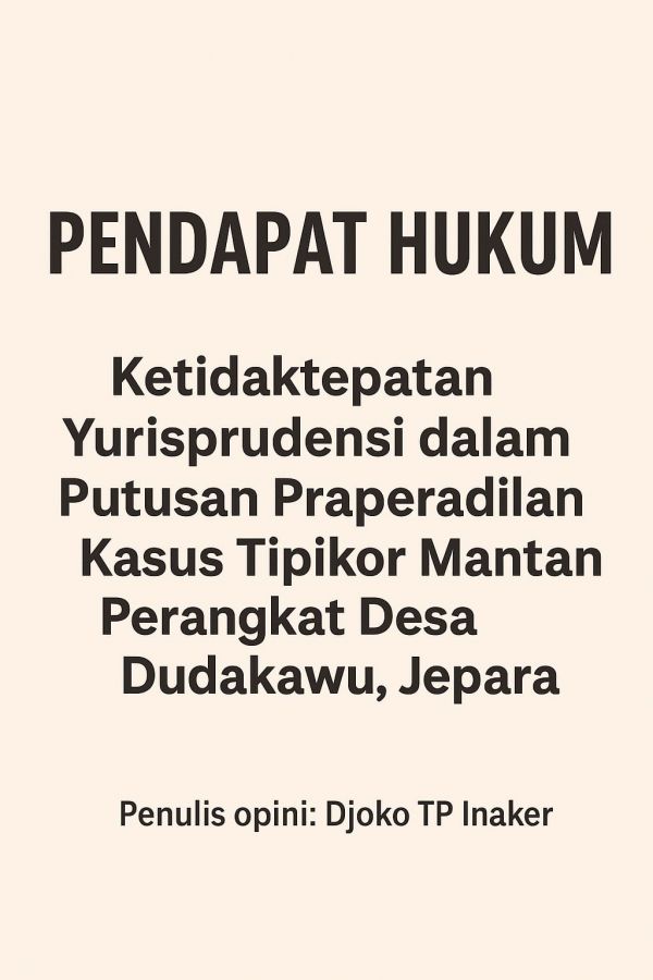 Pendapat Hukum
