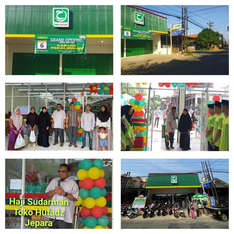 Pengunjung Berdatangan dan Berbelanja saat Grand Opening Toko Hufadz Cabang Pekalongan Jepara  
