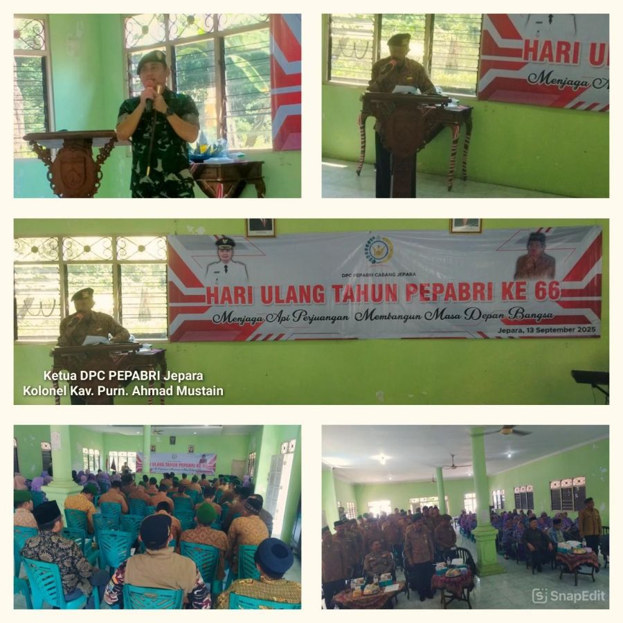 PEPABRI Jepara Peringati HUT ke-66 dengan Menjaga Api Perjuangan Membangun Masa Depan Bangsa