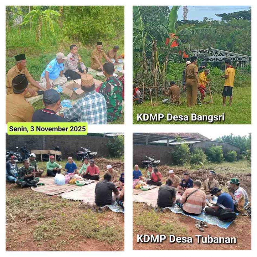 Percepatan Pembangunan Koperasi Desa Merah Putih di Desa Tubanan dan Bangsri 