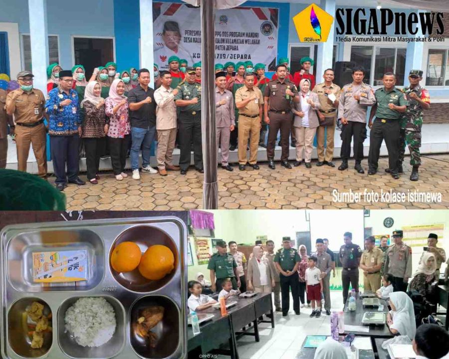 Peresmian SPPG 005 Welahan di Desa Kalipucang Kulon Dibarengi Makan Bergizi Gratis Bagi Pelajar