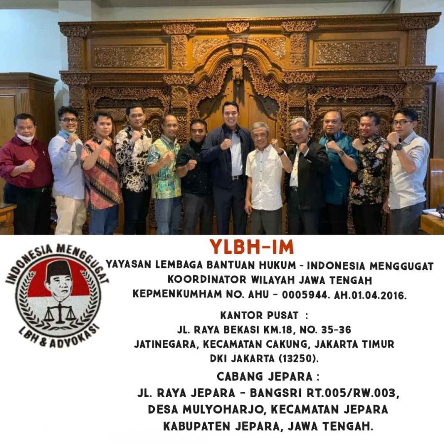 Pernyataan Akhir Tahun dan Evaluasi YLBH-IM Tentang Kinerja Pemkab Jepara