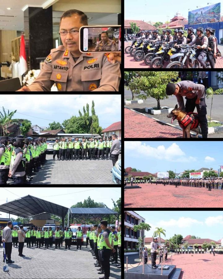 Pertajam Kemampuan Pengamanan, Polres Jepara Gelar Latihan Kesiapan Satuan Secara Intensif