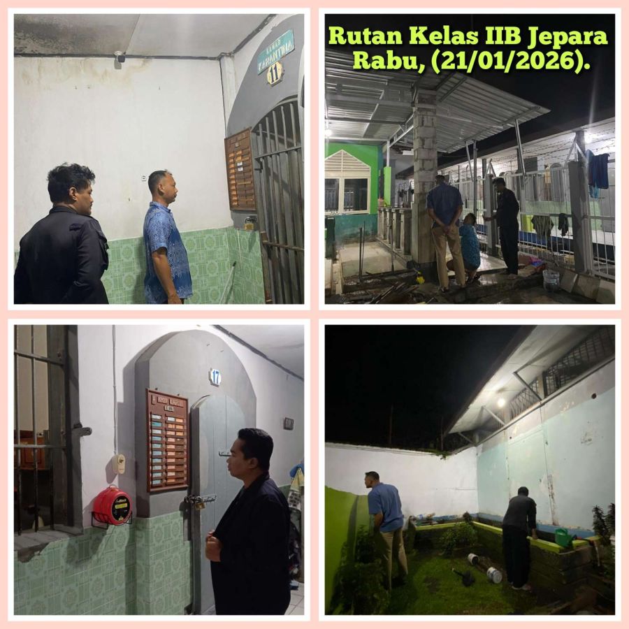 Perwira Piket Hadir Setiap Jam Malam, Rutan Jepara Perkuat Pengamanan Berlapis