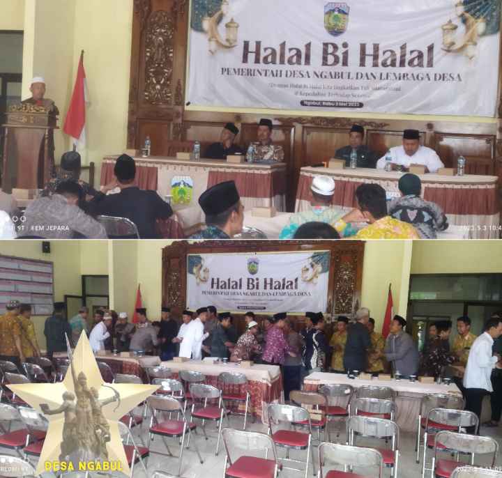 Pesan Penting Menjaga Kerukunan di Desa Ngabul Dalam Acara Halalbihalal 