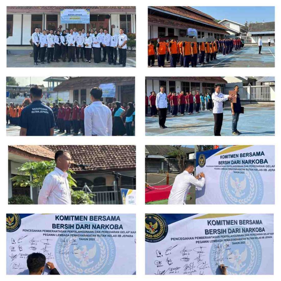 Petugas dan Warga Binaan Ikut Apel Komitmen Bersama