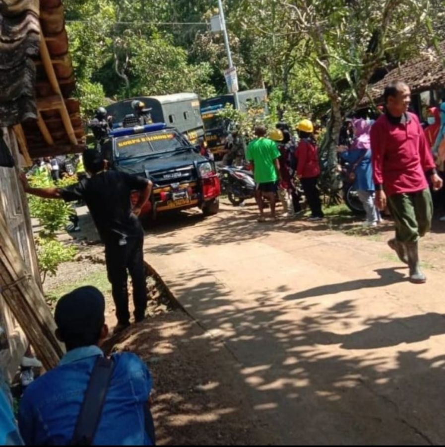 Petugas Gabungan Dampingi BPN Dalam Pengukuran Lahan Proyek Bendungan Waduk Bener