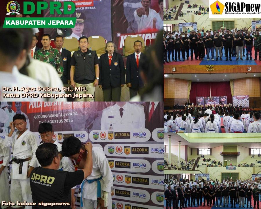 Piala Bupati Jepara 2025 Resmi Dimulai, Ketua DPRD Dukung Pembinaan Atlet Karate