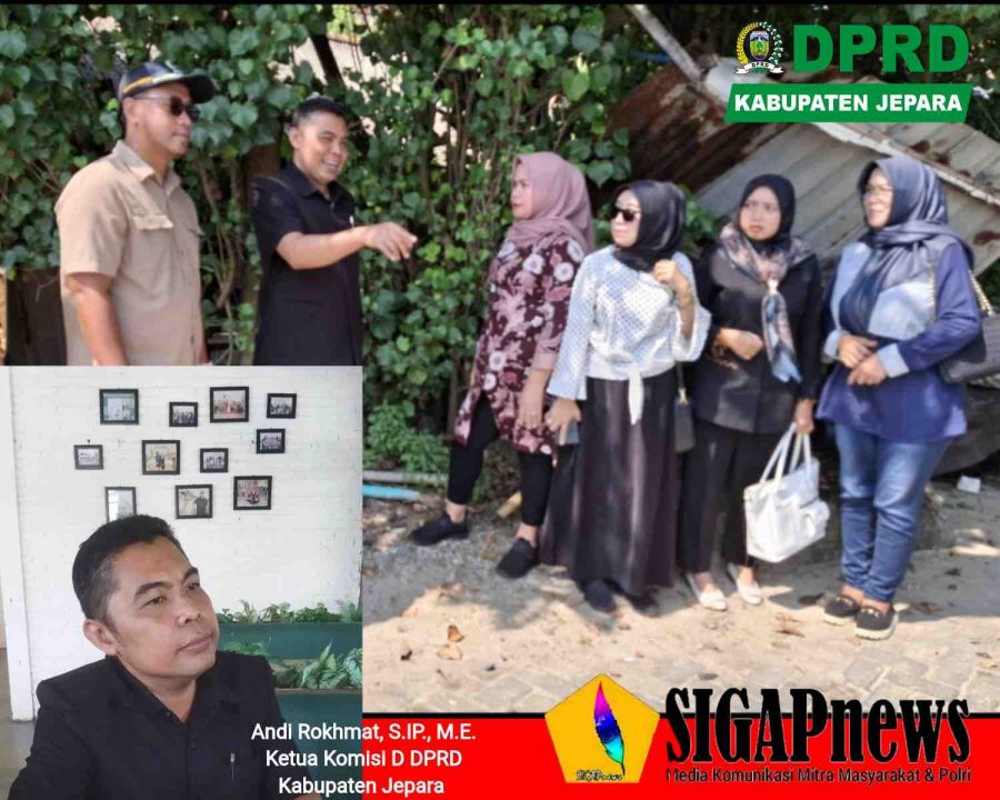 Pimpin Kunjungan Kerja Dalam Daerah Komisi D untuk Melihat Langsung Kondisi Abrasi Pantai di Jepara