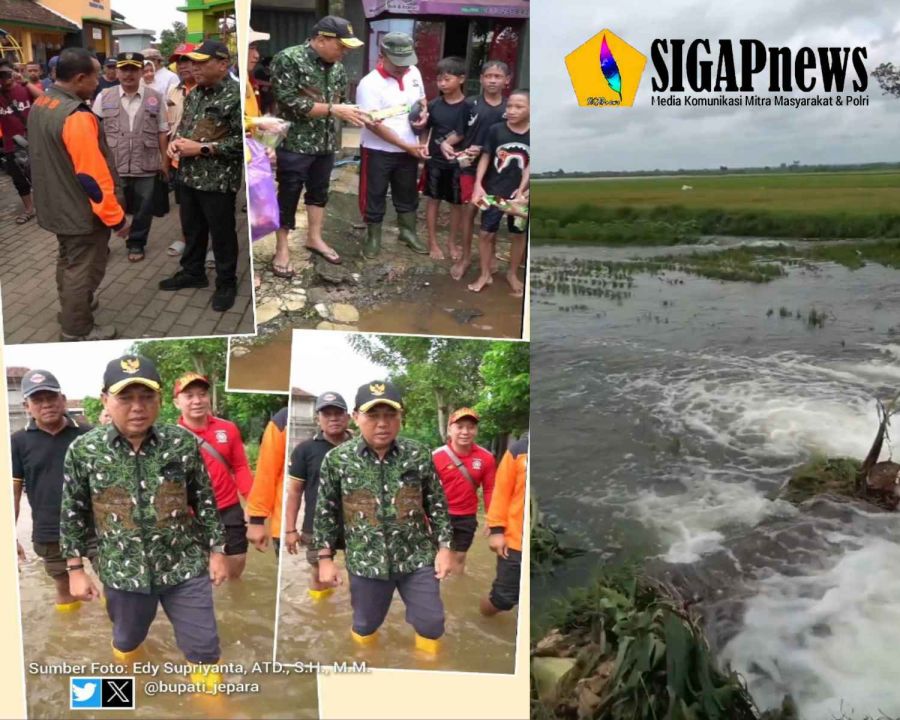 Pj Bupati Serukan Warga Saling Bantu Atasi Bencana di Jepara