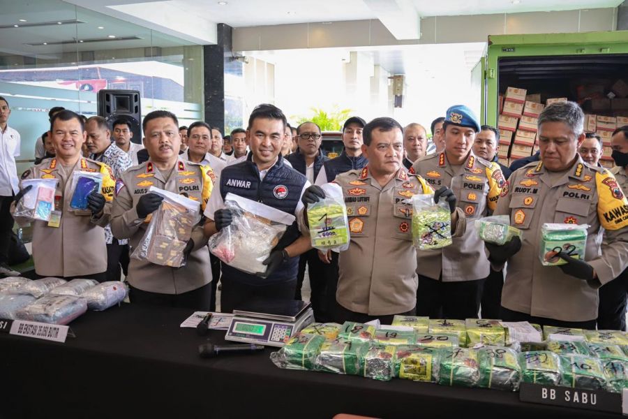 Polda Jateng Gulung Pengedar Narkoba Lintas Jawa-Sumatra