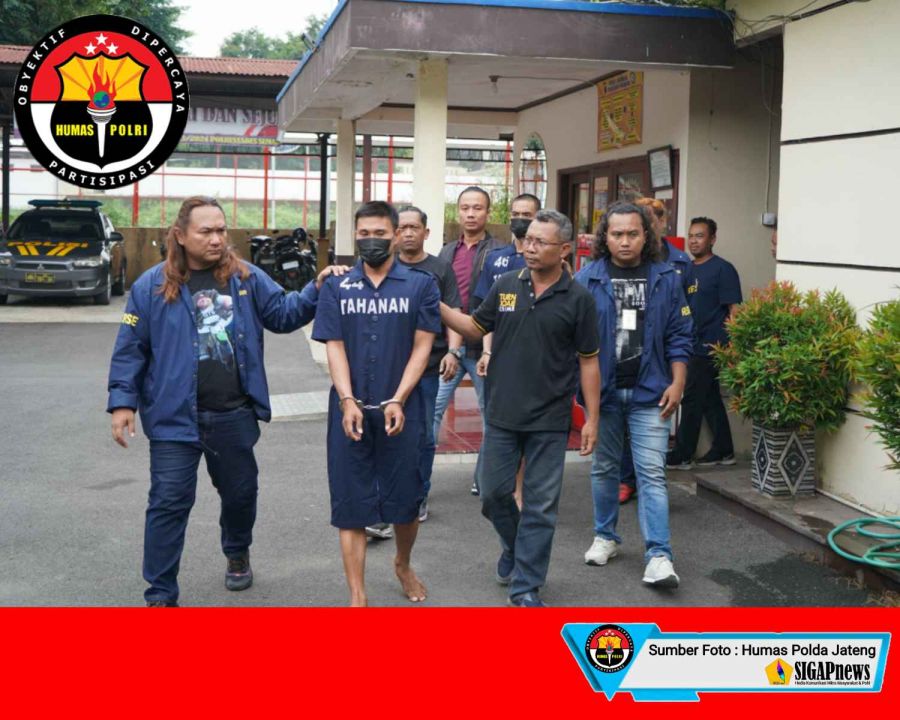 Polrestabes Semarang Amankan Pelaku Dendam Perselingkuhan