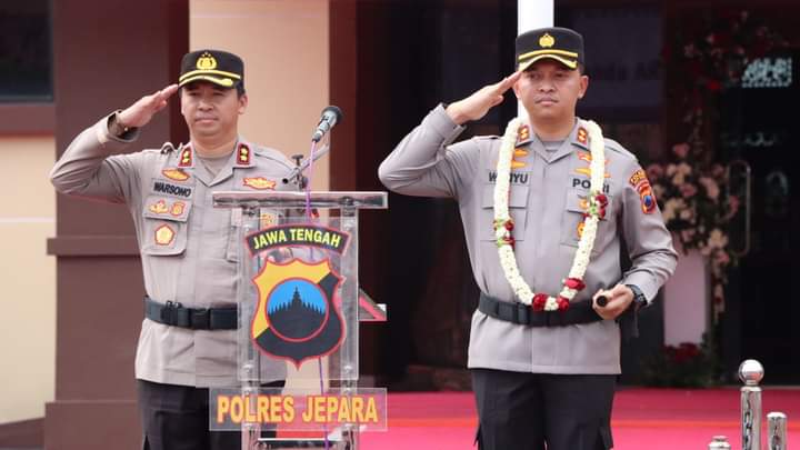 Polres Jepara Gelar Apel Farewell Pisah Sambut Kapolres Jepara