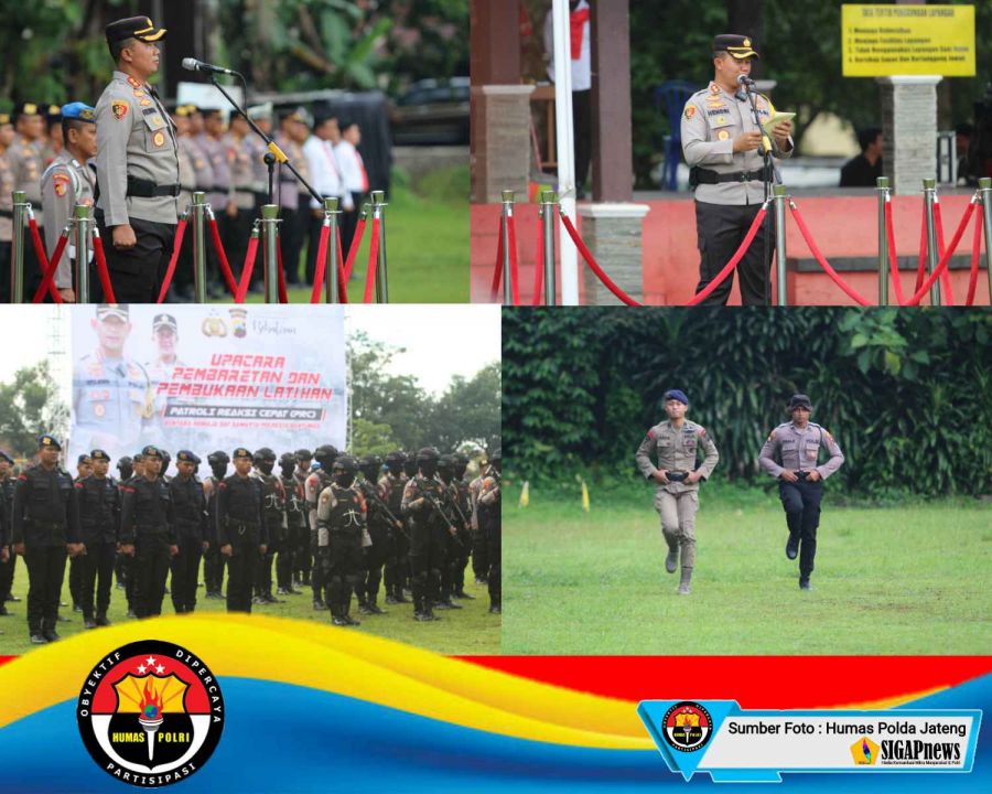 Polresta Banyumas Gelar Upacara Pembukaan Pelatihan PRC dan Pembaretan 