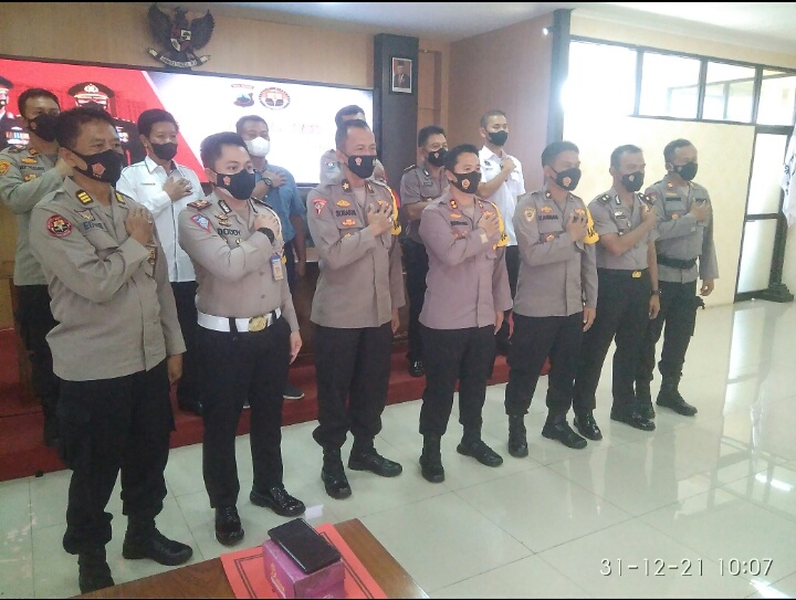 Press Release Akhir Tahun, Kapolres Jepara Berpesan Jangan Ada Arak Arakan Pawai Tahun Baru