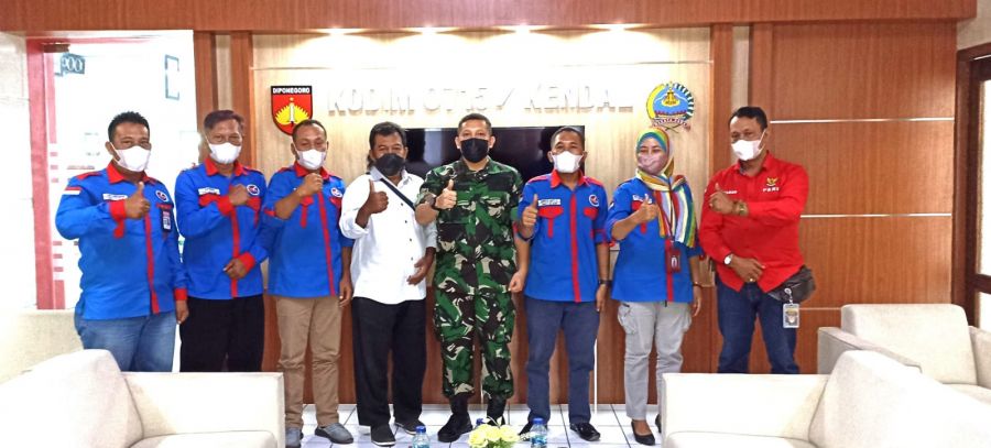 PWO Kendal Audiensi Dengan KODIM 0715/Kendal di Hari Pers Nasional 2022
