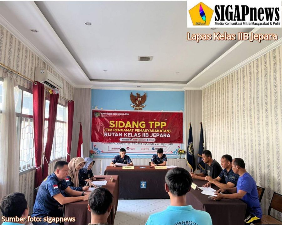 Rutan Jepara Aktif Gelar Sidang TPP, Dorong Pemenuhan Hak Warga Binaan