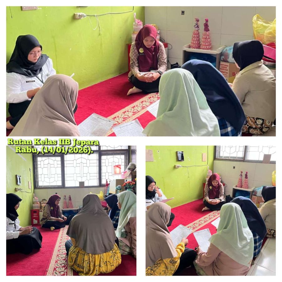 Rutan Jepara Fasilitasi Pembinaan Rohani bagi Empat Warga Binaan Perempuan Bersama Kemenag Jepara