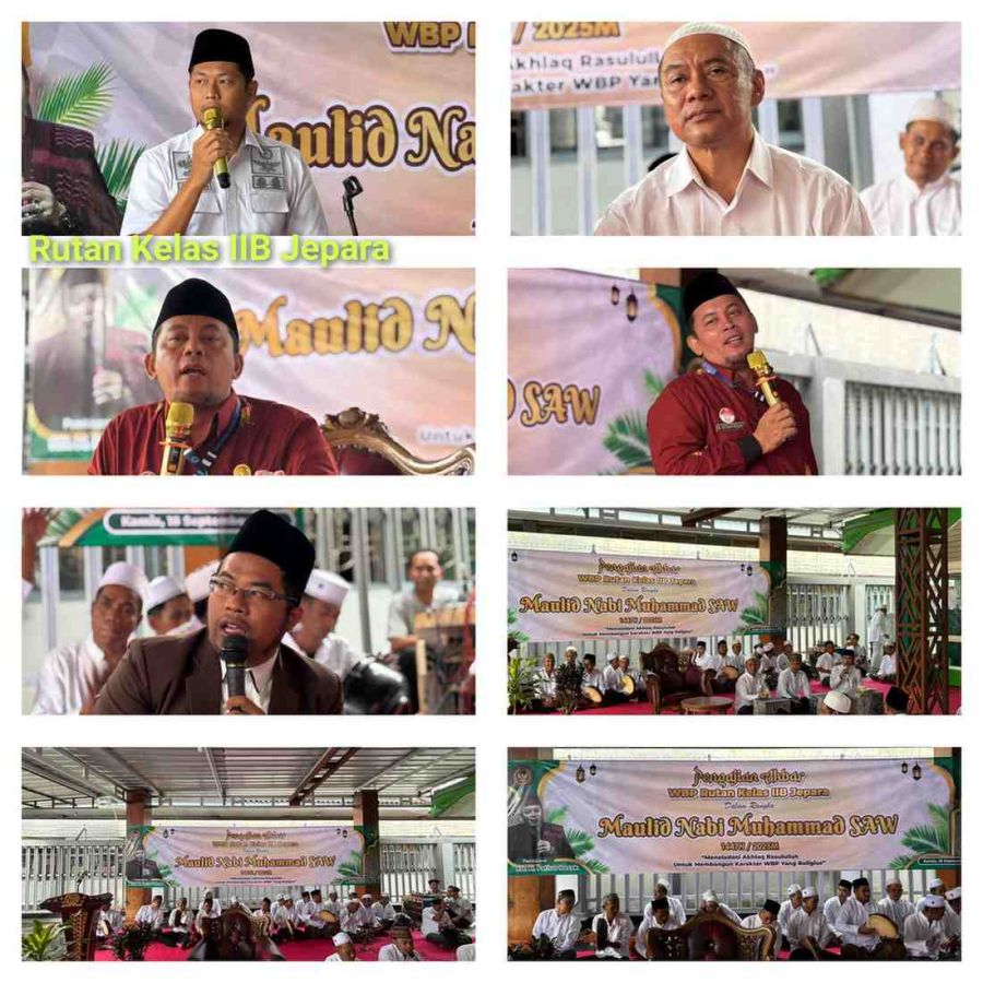 Rutan Jepara Gelar Pengajian Akbar Peringatan Maulid Nabi Muhammad SAW