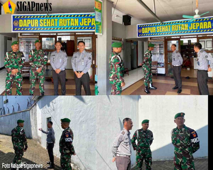 Rutan Jepara Kuatkan Benteng Keamanan bersama Kodim 0719 Jepara