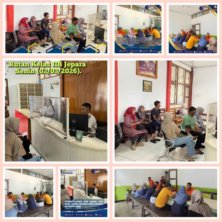 Rutan Jepara Terapkan Penyesuaian Jadwal Kunjungan dan Penitipan Barang