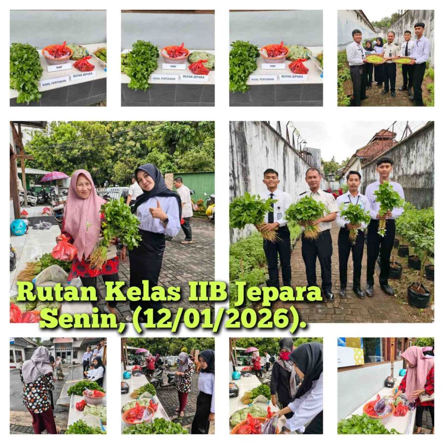 Rutan Jepara Tingkatkan Ketahanan Pangan melalui Penjualan Hasil Panen Sayuran