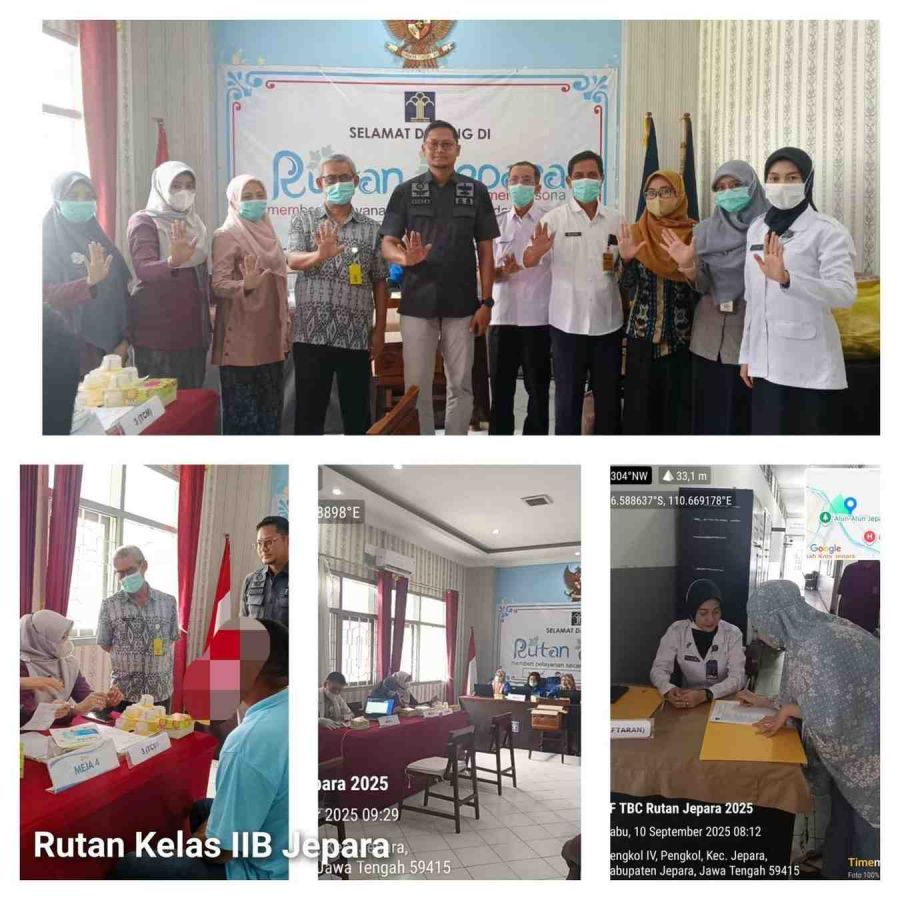 Rutan Kelas IIB Jepara Gelar ACF TBC untuk 278 WBP, Gandeng TMC dan Dinkes Jepara