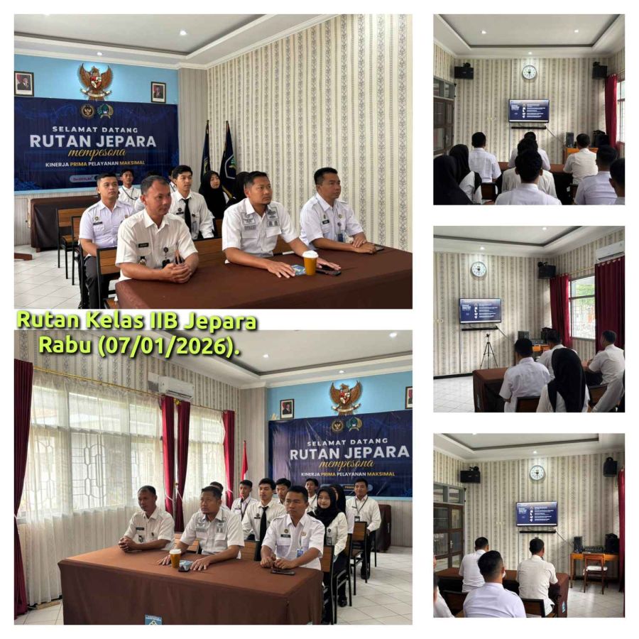 Rutan Kelas IIB Jepara Mengikuti Implementasi KUHP 2023 dan KUHAP 2025 Bidang Pelayanan Tahanan