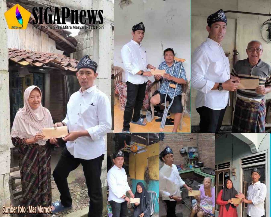 Rutinitas Mas Momok Salurkan Donasi Bantuan kepada Warga yang Membutuhkan 