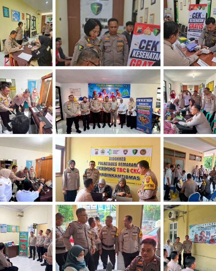 Sebanyak 4.322 Personel Bhabinkamtibmas Polda Jateng Jalani Skrining TB Paru