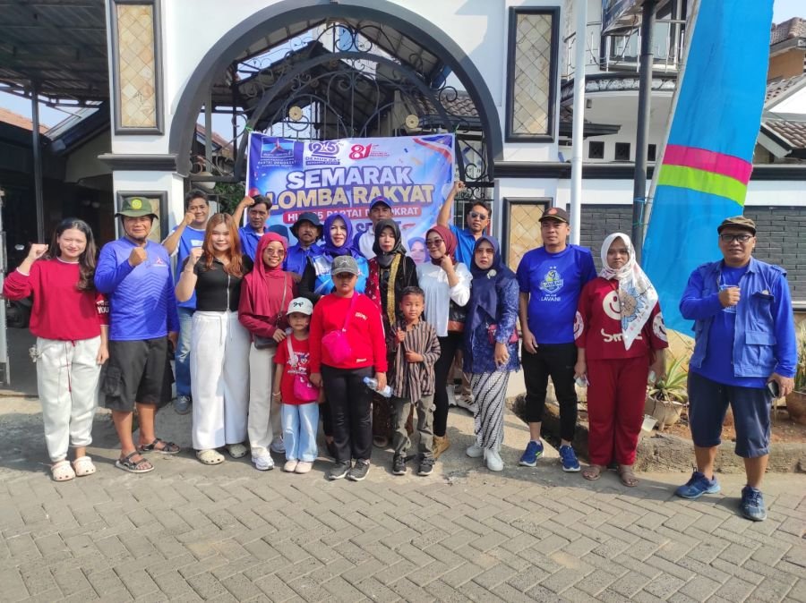 Semarak HUT ke-81 RI, DPC Demokrat Jepara Gelar Lomba Rakyat Jelang HUT Partai Demokrat ke-25