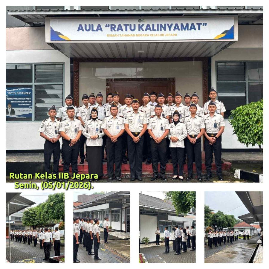 Seragam Baru Warnai Apel Pagi, Karutan Dorong Peningkatan Kinerja Pegawai