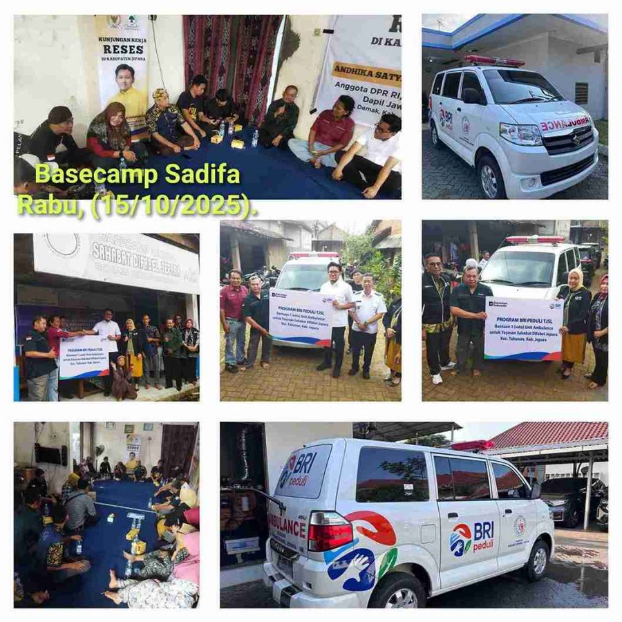 Serahkan Bantuan Mobil Ambulans BRI Peduli untuk Sadifa Jepara
