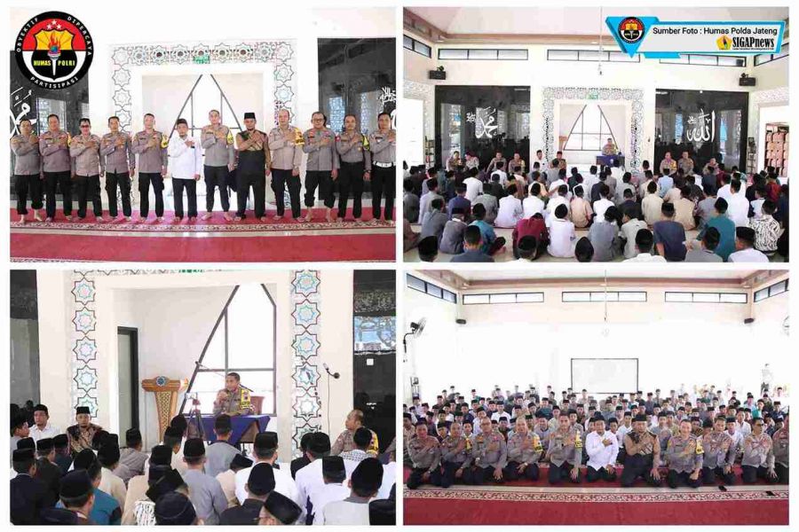 Silaturahmi Kamtibmas Polres Banjarnegara Gelar Jumat Curhat di Ponpes Mumtaza