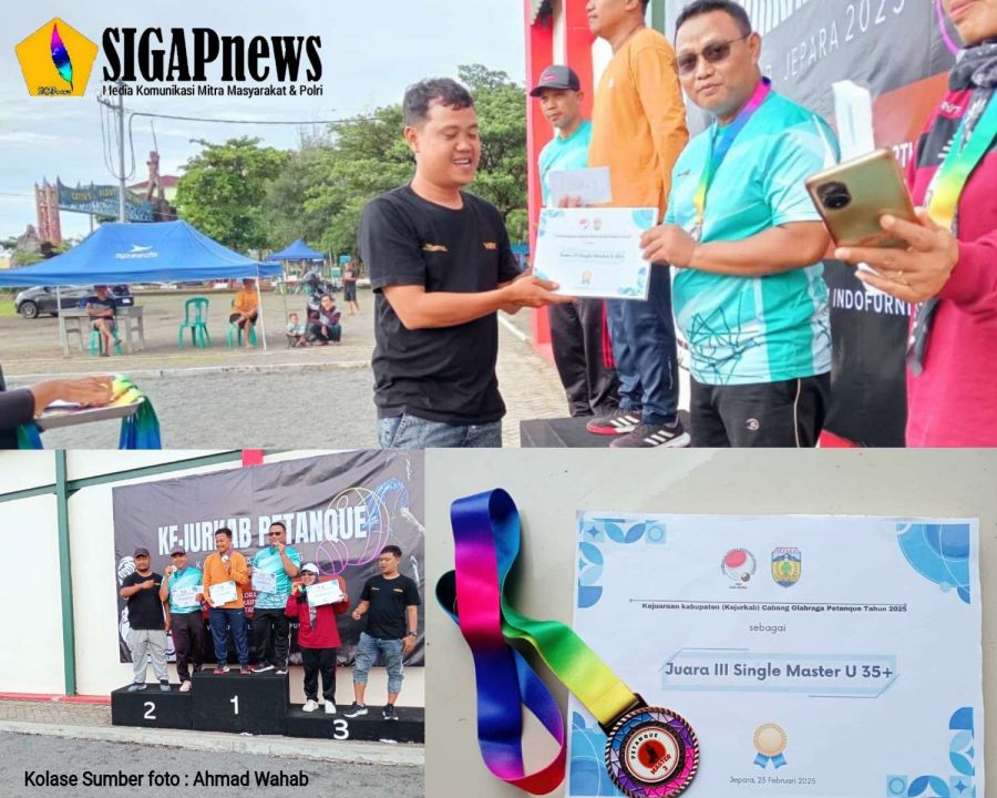 SINAQUE atau Sinanggul Petanque Ikuti Kejurkab Petanque Jepara 2025