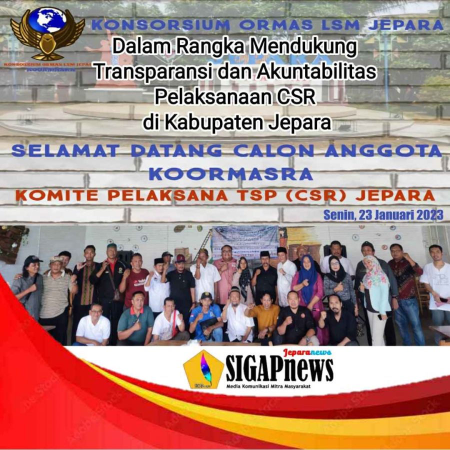SKT Kesbangpol Jepara Syarat Untuk Terdaftar di Konsorsium ORMAS dan LSM Jepara