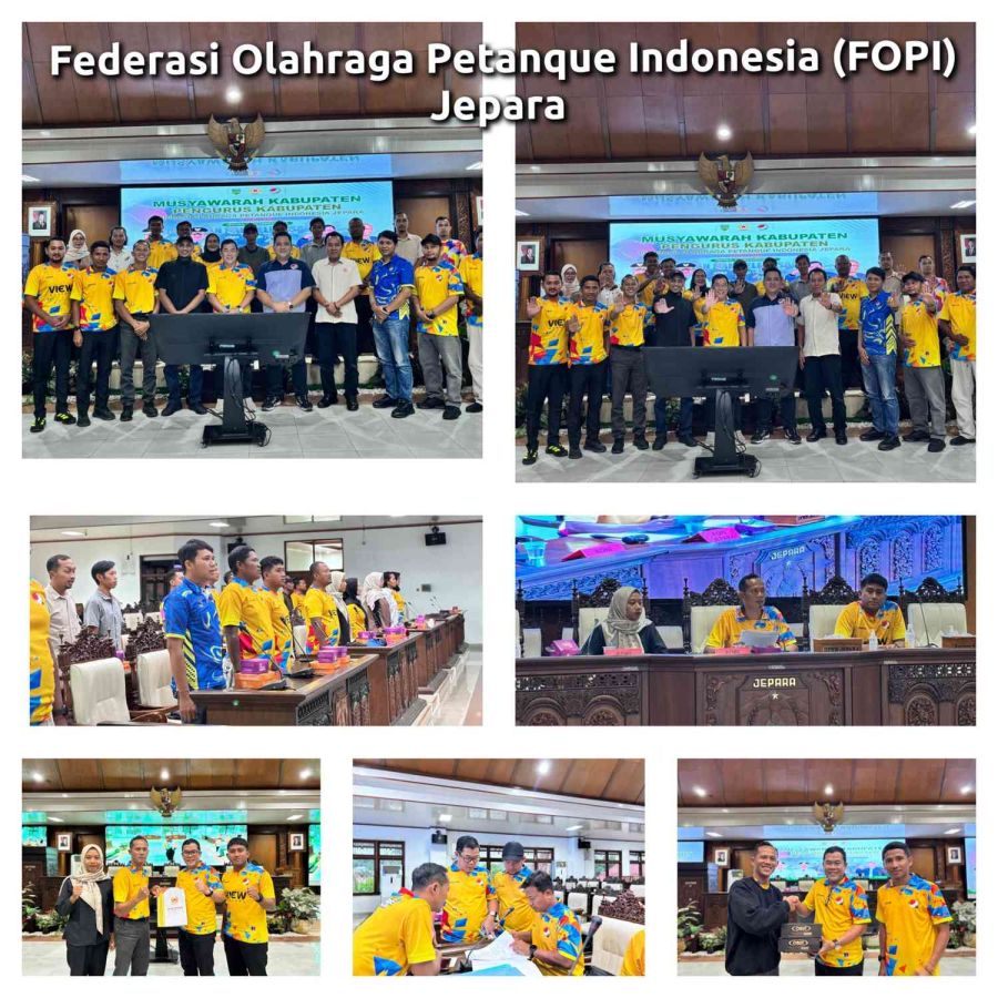 Sukses Memajukan Cabor Petanque, Agus Sutisna Kembali Dipercaya Nahkodai FOPI Jepara 2025–2029